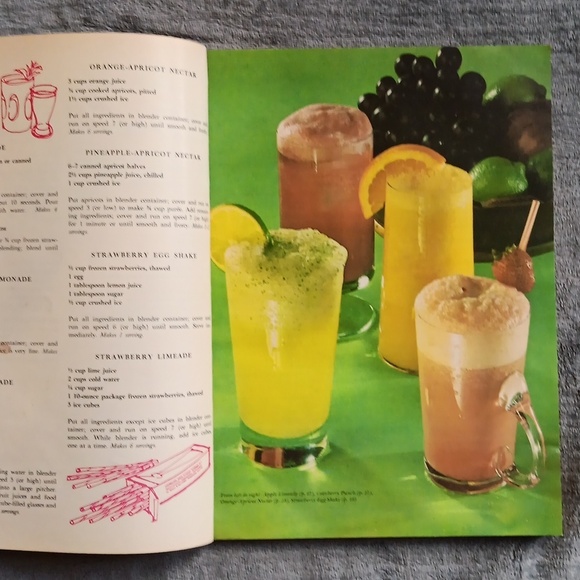 1969 Vintage Blender Cookbook, Retro 60s 70s  Kitchen Decor, Cottagecore Farm - Picture 8 of 12
